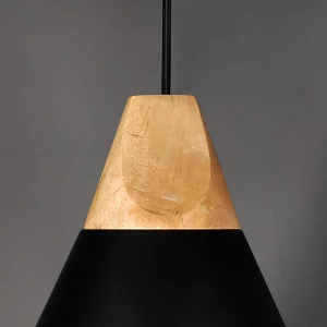 campana-de-aluminio-y-madera-conica-estilo-nordico-negra