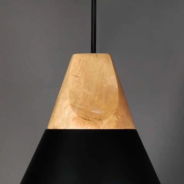 campana-de-aluminio-y-madera-conica-estilo-nordico-negra