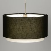 Colgante doble blanco y negro