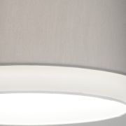 Colgante doble gris claro