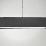 Colgante rectangular negro