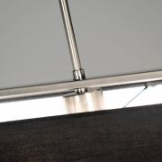 Colgante rectangular negro