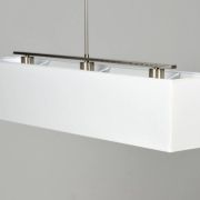 Colgante rectangular blanco