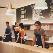 Campana de aluminio y madera estilo nórdico – blanco