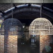 Colgante MEDIO CIRCULO en hilo