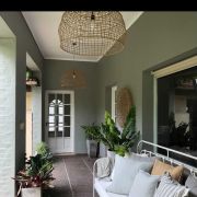 Colgante MEDIO CIRCULO en hilo