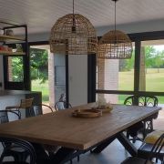 Colgante MEDIO CIRCULO en hilo