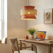 Colgante Bora Rejilla Terracota