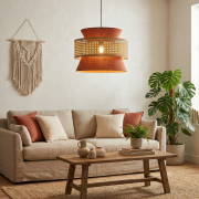 Colgante Bora Rejilla Terracota