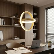 Lámpara colgante Orbital Gold