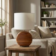 Lámpara de Mesa Orbital Wood