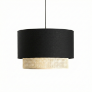 Colgante Duo Texture Black