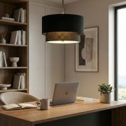 Colgante Duo Fabric Noir