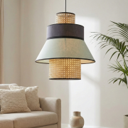 Chroma Rattan – Grey & Mint