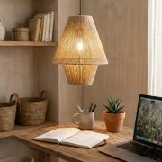 Colgante Nativo Double Cone Cord