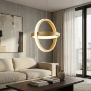 Lámpara colgante Orbital Gold