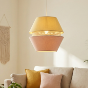 Chroma Duo Pendant – Yellow & Rose