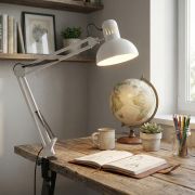 Lámpara de mesa Draft White