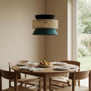 Colgante Trio Chroma Rattan