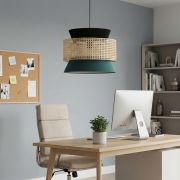 Colgante Trio Chroma Rattan