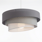 Lámpara colgante Nórdica Layers Smoke