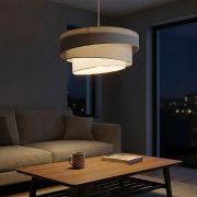 Lámpara colgante Nórdica Layers Smoke