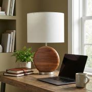 Lámpara de Mesa Orbital Wood