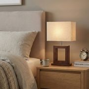 Lámpara de Mesa Cuadro Wood