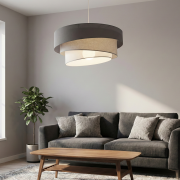 Lámpara colgante Nórdica Layers Smoke