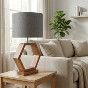 Lámpara de Mesa Hexa Wood