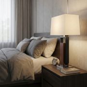 Lámpara de Mesa Estructura Wood