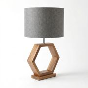 Lámpara de Mesa Hexa Wood