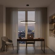 Lámpara colgante Halo Black XL