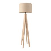 Pie de madera cuadruple