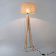 Pie de madera cuadruple